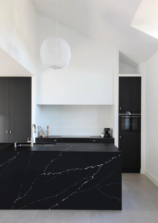 Dawning Black - Quartz Worktop